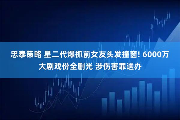 忠泰策略 星二代爆抓前女友头发撞窗! 6000万大剧戏份全删光 涉伤害罪送办