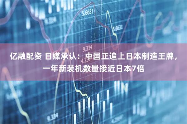 亿融配资 日媒承认：中国正追上日本制造王牌，一年新装机数量接近日本7倍